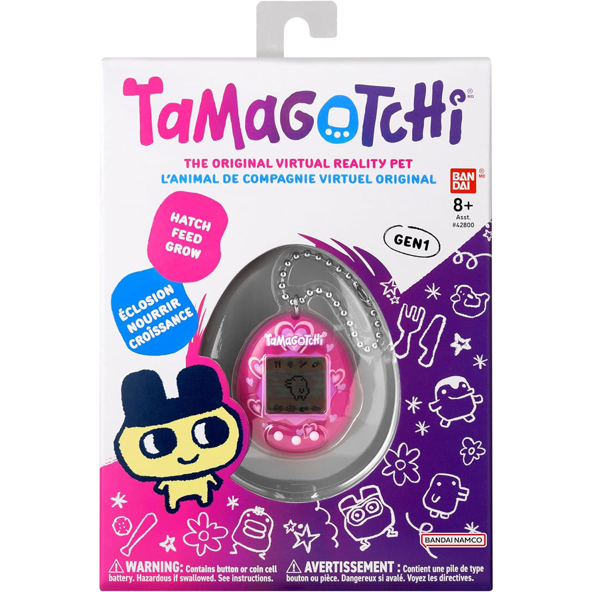 Tamagotchi愛心滿滿圖案(英文版)