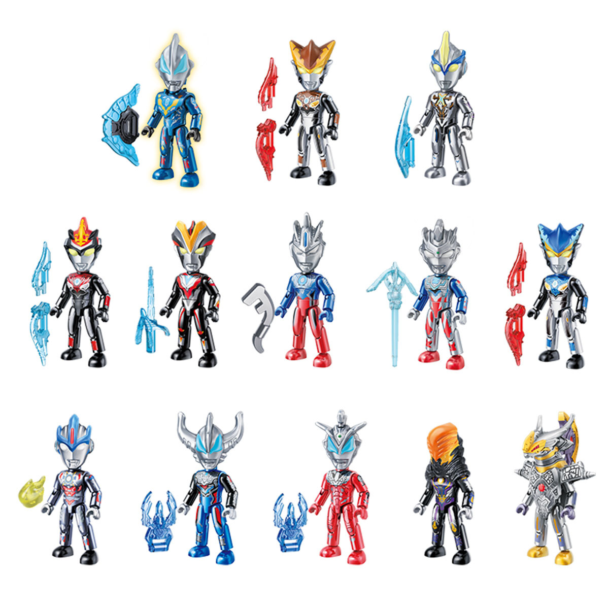 超人炫閃款口袋積木第六彈-新世代英雄V2