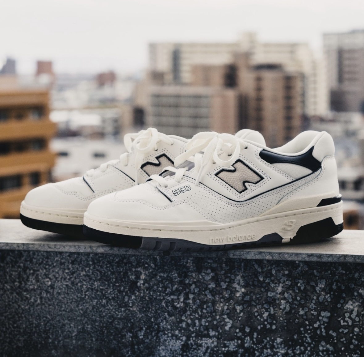 New Balance NB 550 奶油熊貓 黑白 奶油底 復古 厚底 老爹鞋 BB550LWT/預購
