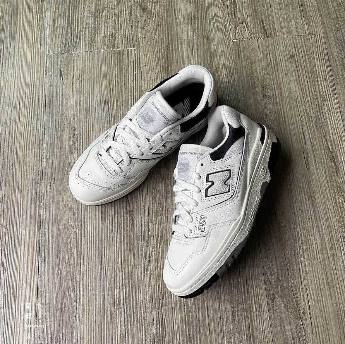 New Balance NB 550 奶油熊貓 黑白 奶油底 復古 厚底 老爹鞋 BB550LWT/預購