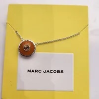 [S] MARC JACOBS M0017166 THE MEDALLION PENDANT,CANDY PINK/SILVER, 196611039192 (SMJ264)