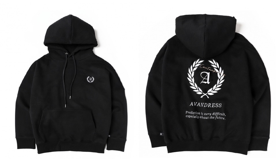【AVANDRESS】送料・関税込★UNISEX LAUREL OVERSIZED HOODIE AVANDRESS】送料・関税込☆UNISEX LAUREL OVERSIZED HOODIE