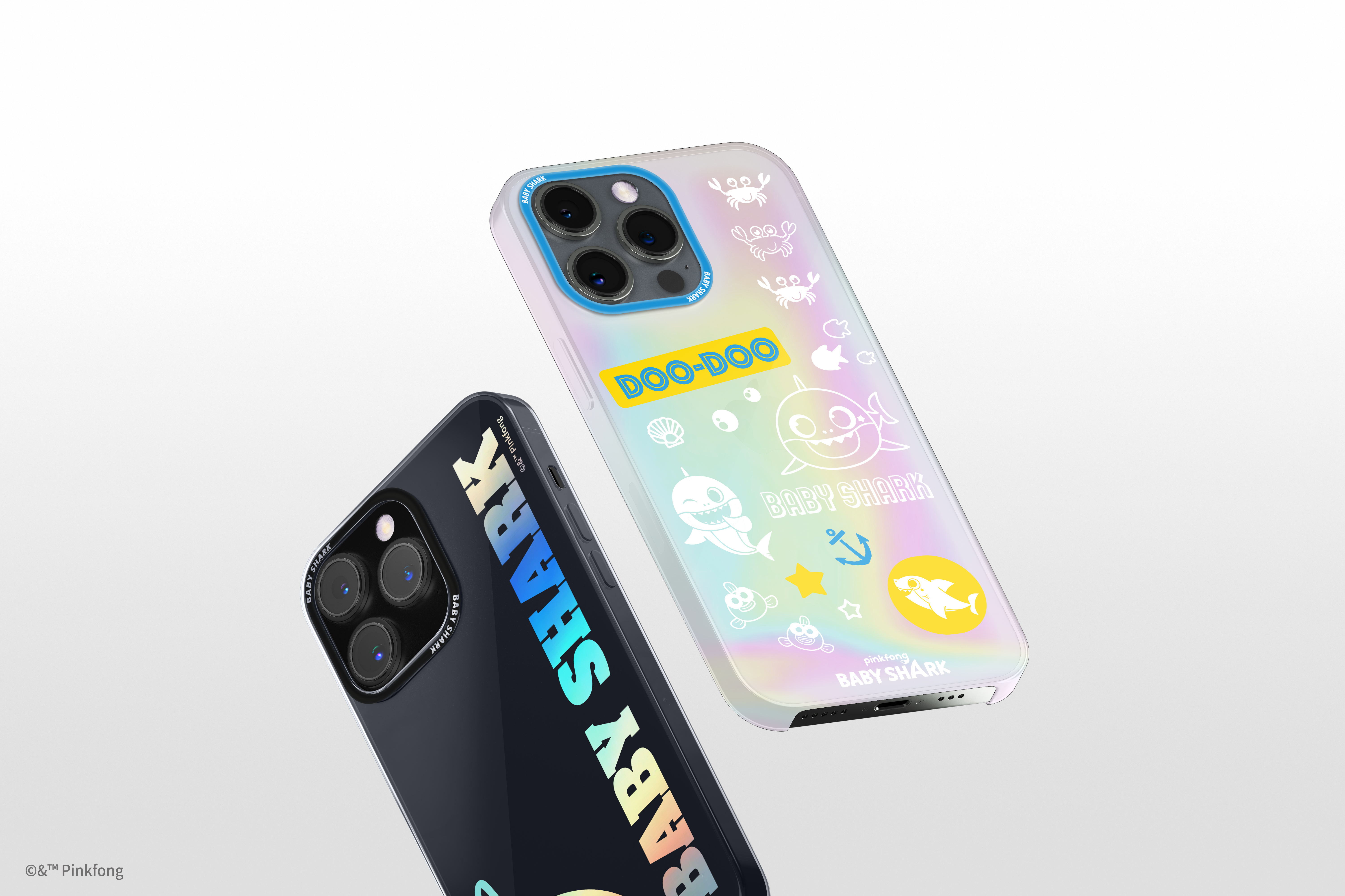 Baby Shark - 鯊魚寶寶 - 磨砂幻彩手機殼(ip15 Pro Max)