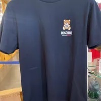 [S] MOSCHINO UNDERBEAR SMALL LOGO SHORT SLEEVE T-SHIRT,BLACK OR NAVY, V1V07844410-0555 (SM719)