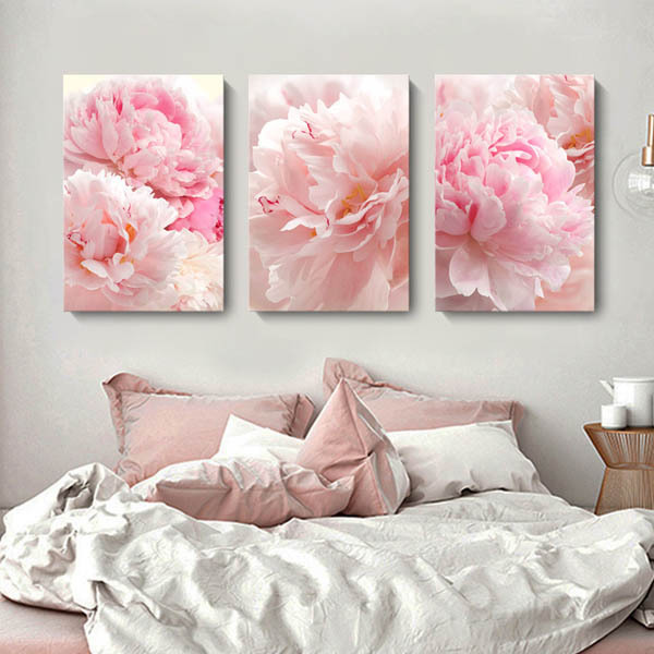 嫣然花舞無框掛畫