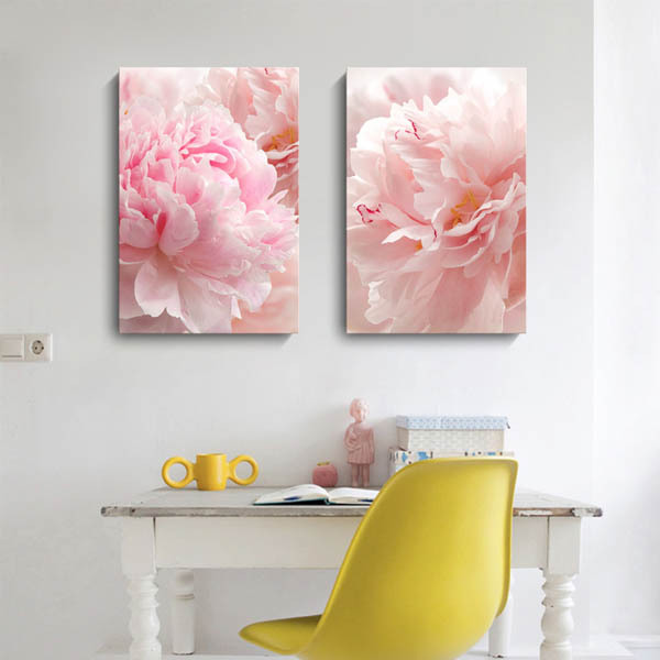 嫣然花舞無框掛畫