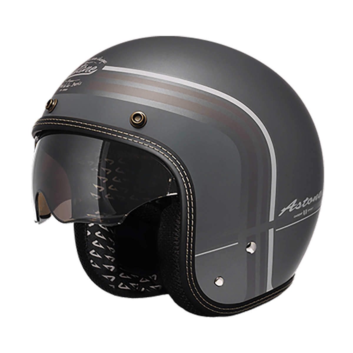 ASTONE SP3 AT36彩繪 消光灰/鐵灰｜astone helmet 半罩 安全帽 內墨片