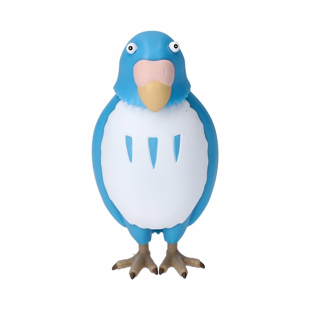 搖頭公仔 蒼鷺與少年 鸚鵡男 藍色