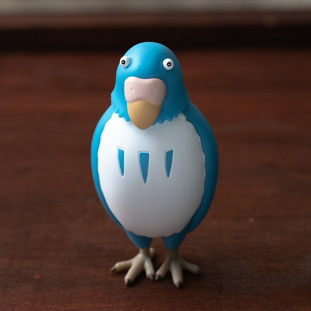 搖頭公仔 蒼鷺與少年 鸚鵡男 藍色