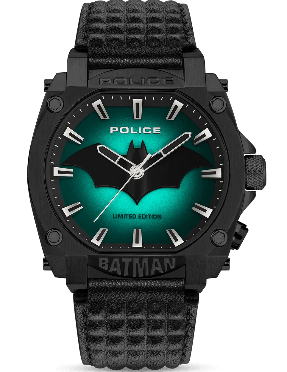 萬年鐘錶 - POLICE  x   BATMAN 蝙蝠俠限量聯名男錶 PEWGD0022601  錶徑 45MM