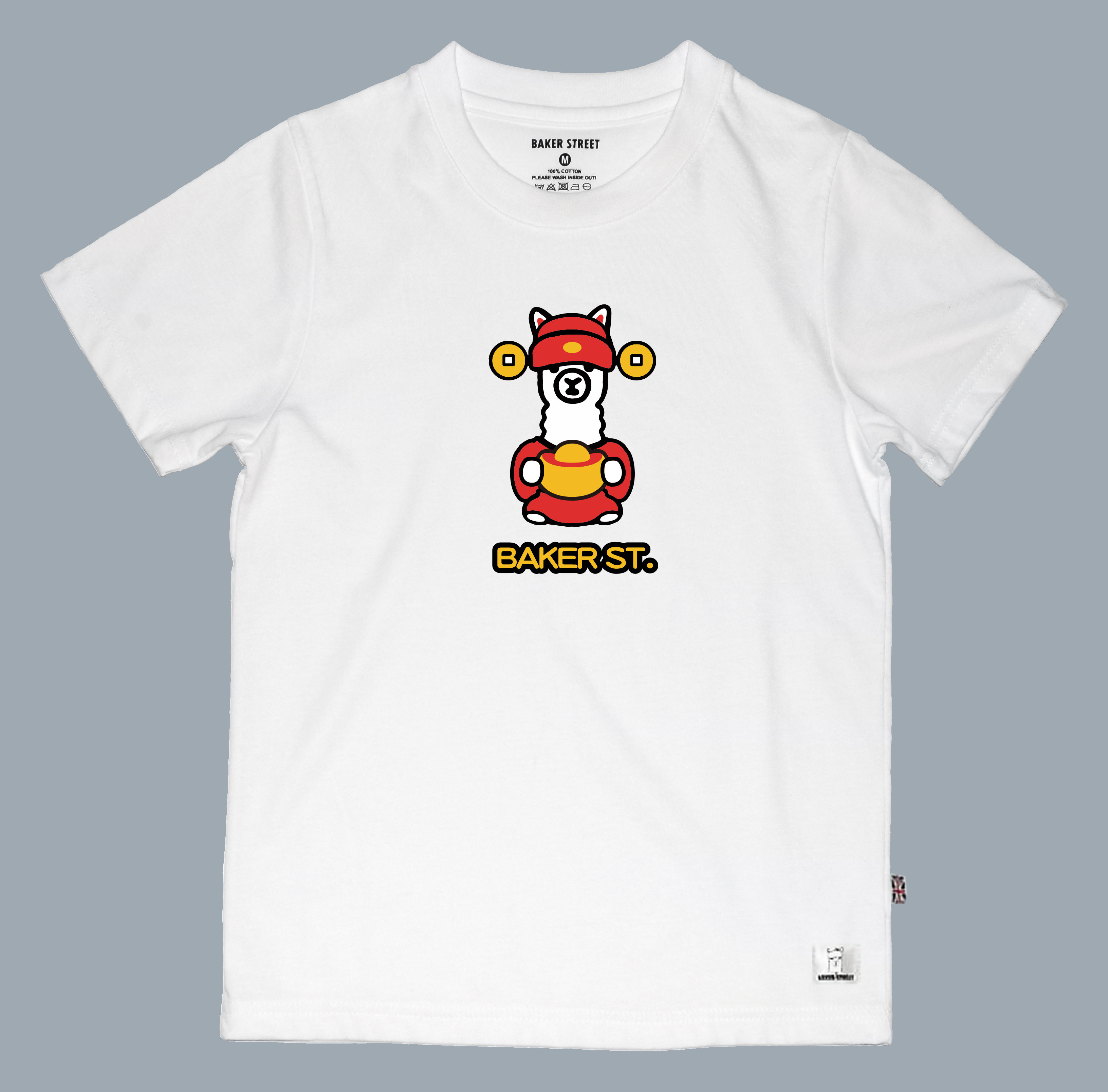 God of Wealth Alpaca 財神駝 童裝短T