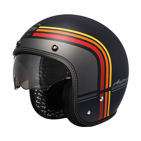 ASTONE SP3 AT36彩繪 黑/紅｜astone helmet 半罩 安全帽 內墨片