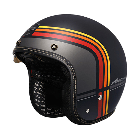 ASTONE SP3 AT36彩繪 黑/紅｜astone helmet 半罩 安全帽 內墨片