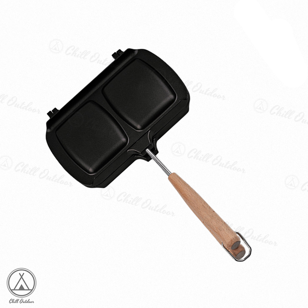 熱壓吐司夾－雙格黑色款