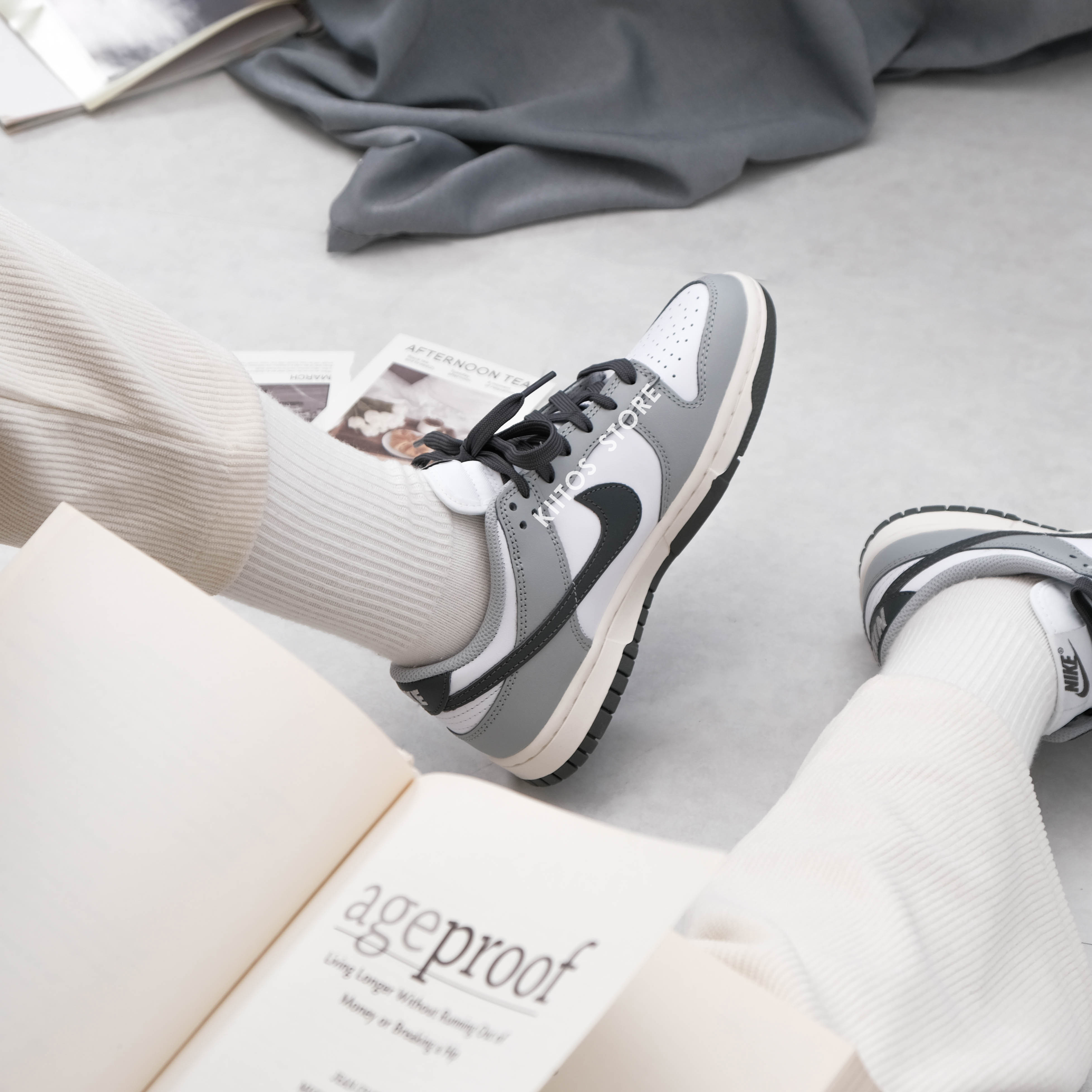 NIKE DUNK LOW 芝麻灰黑 DD1503-117