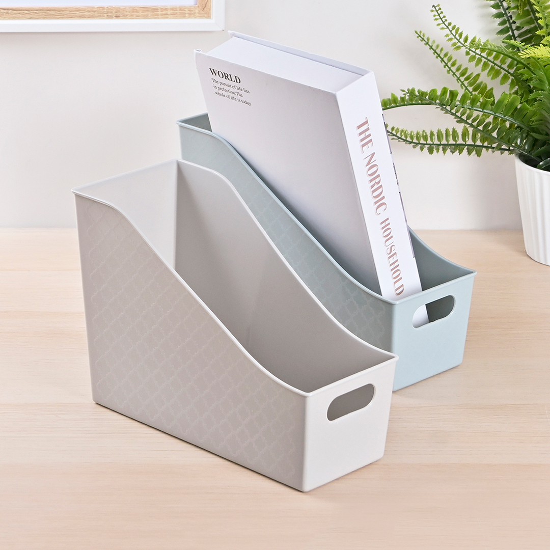 A4摩洛哥文件收納立架/灰 11.1x18.4x25.6cm