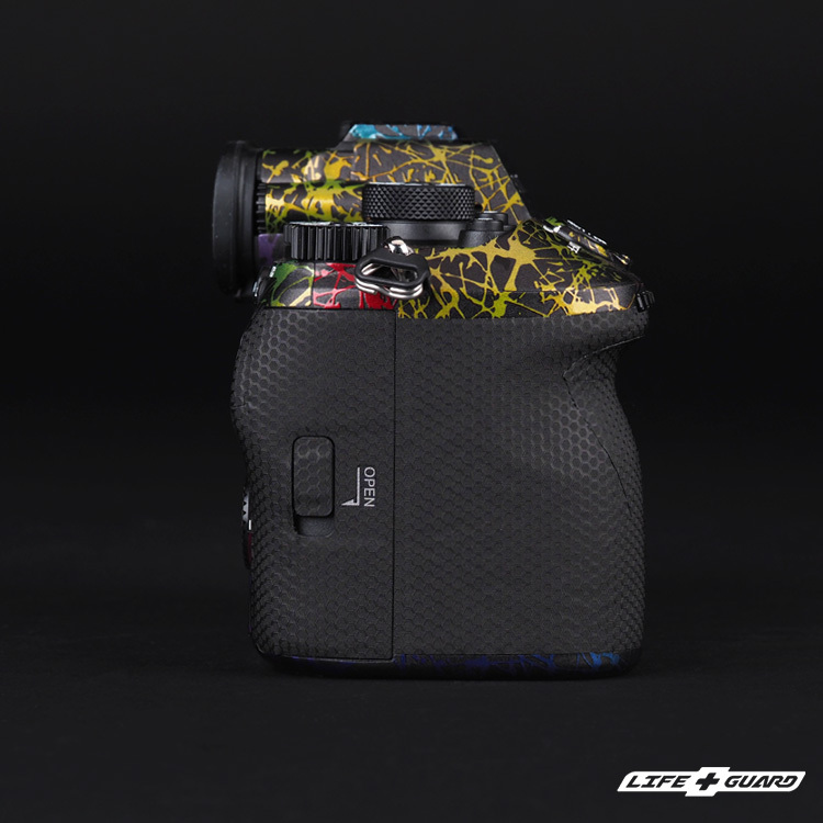 SONY A93 A9 III 貼膜商品圖，LIFE+GUARD 專機專屬設計開版