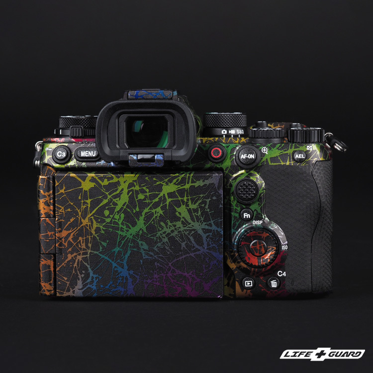 SONY A93 A9 III 貼膜商品圖，LIFE+GUARD 專機專屬設計開版