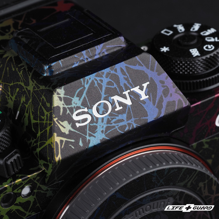 SONY A93 A9 III 貼膜商品圖，LIFE+GUARD 專機專屬設計開版