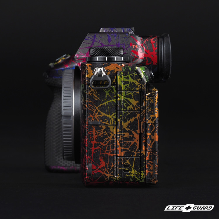 LIFE+GUARD SONY A93 A9 III 相機貼膜側面展示圖