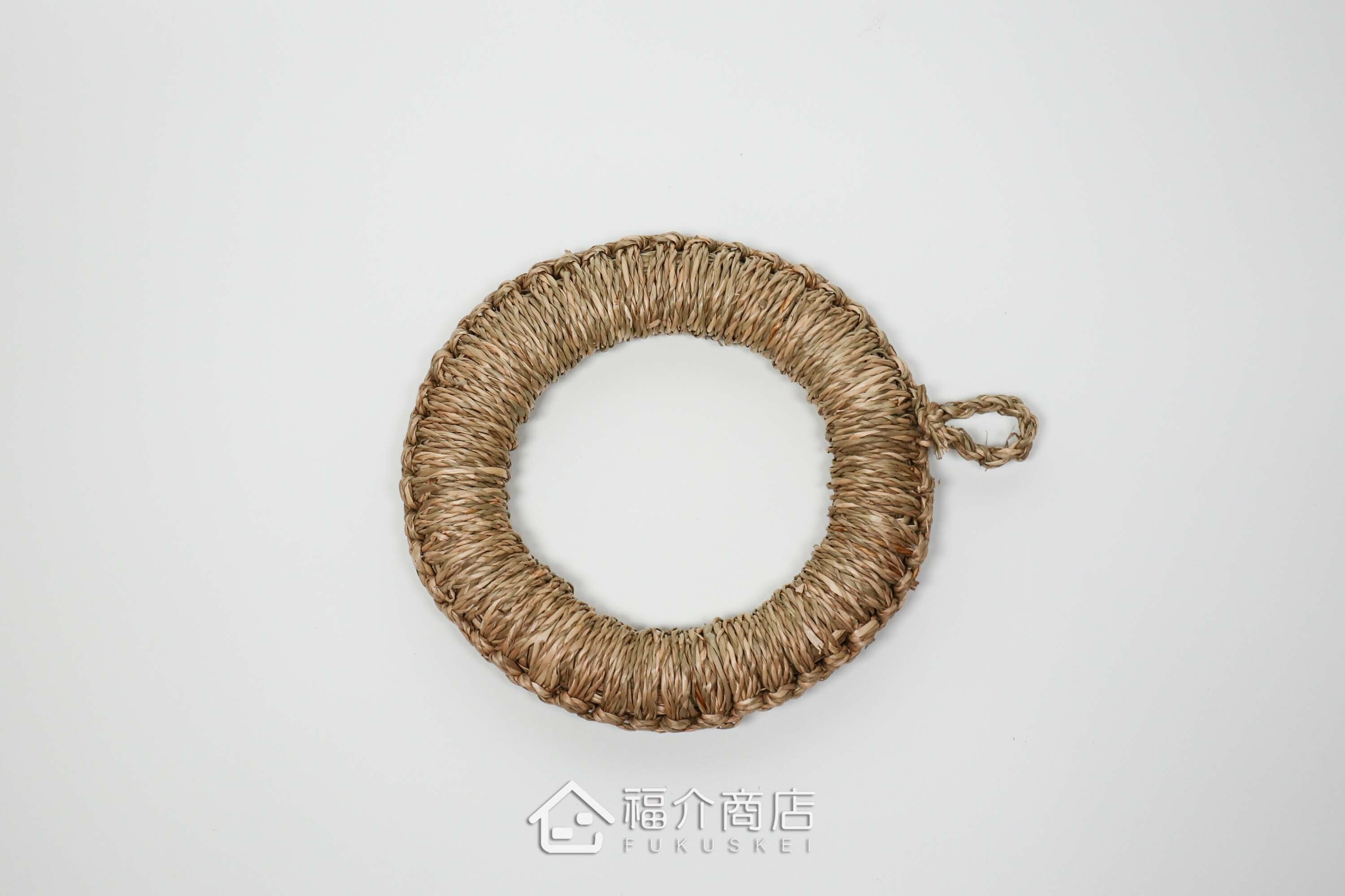 可以放置鍋子的藺草隔熱鍋墊