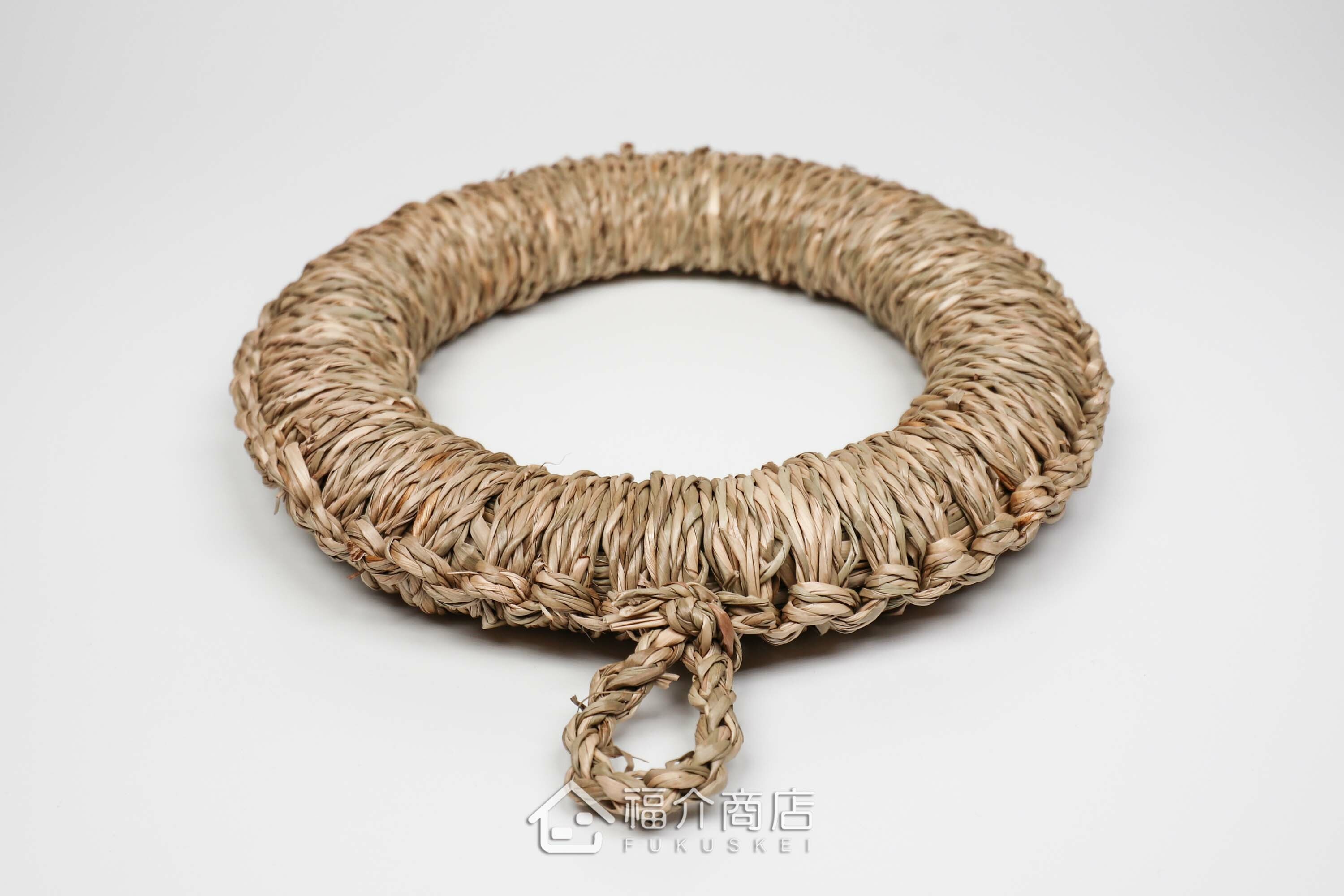 可以放置鍋子的藺草隔熱鍋墊