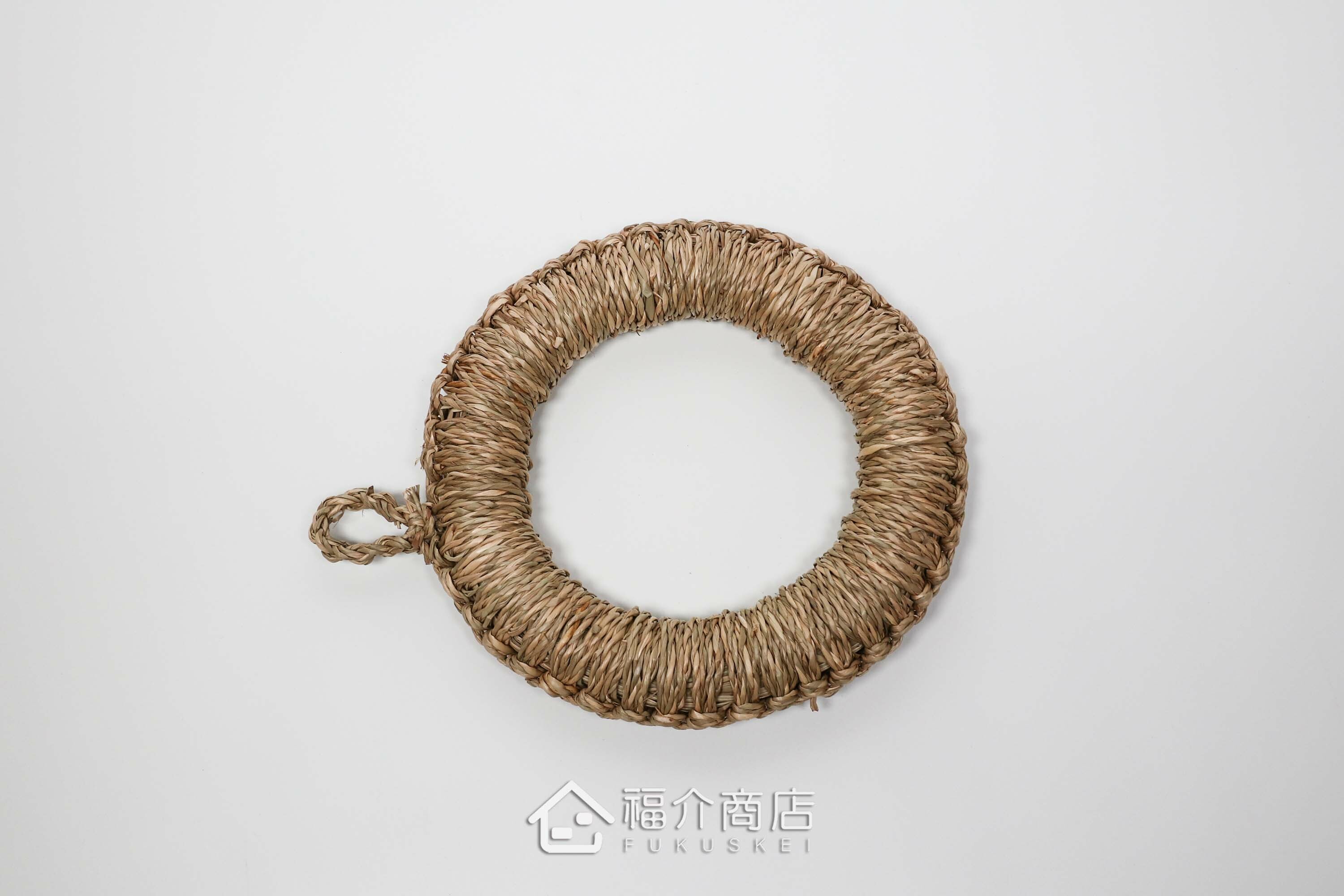 可以放置鍋子的藺草隔熱鍋墊