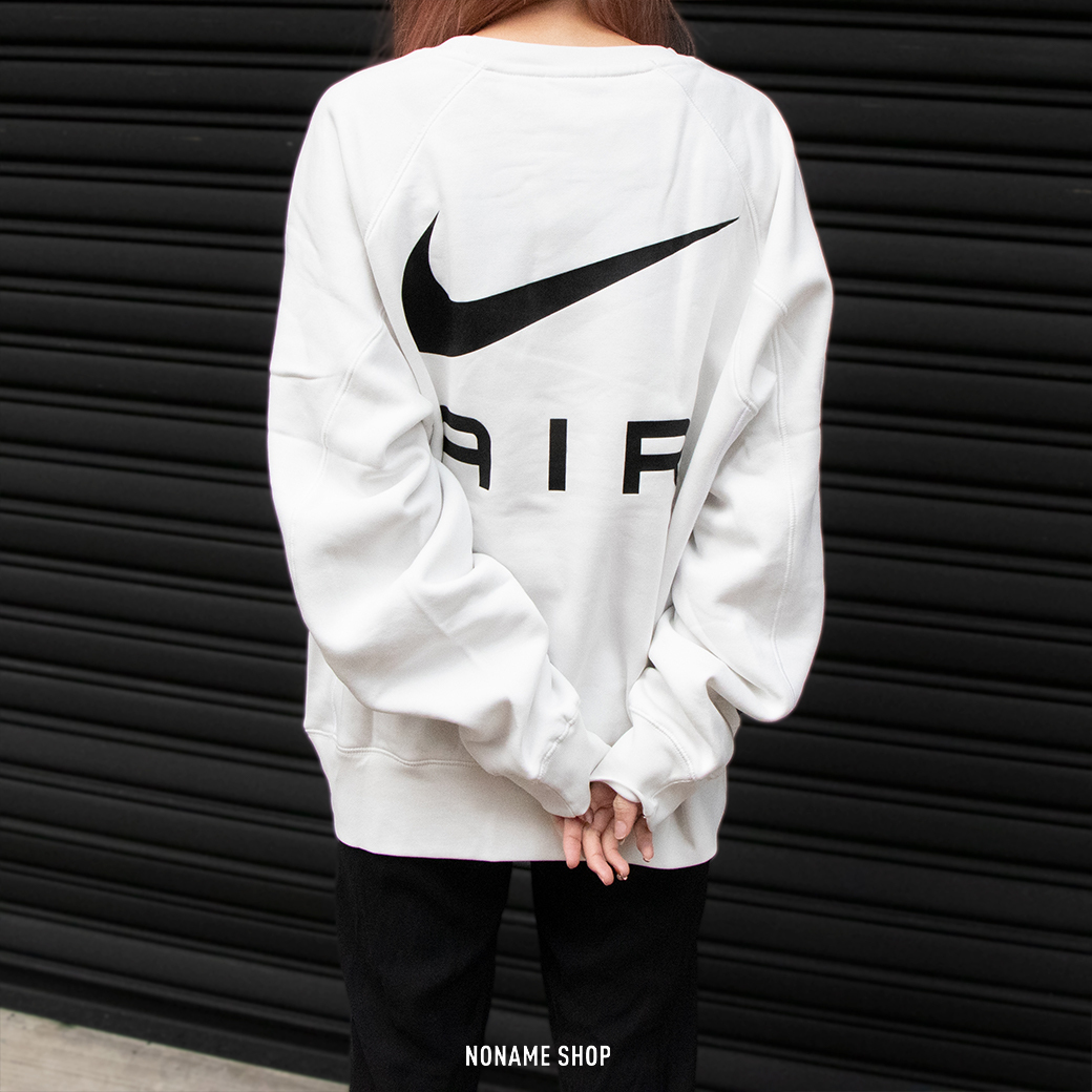 NIKE AIR 大LOGO 刷毛 大學T 兩色 (男款)