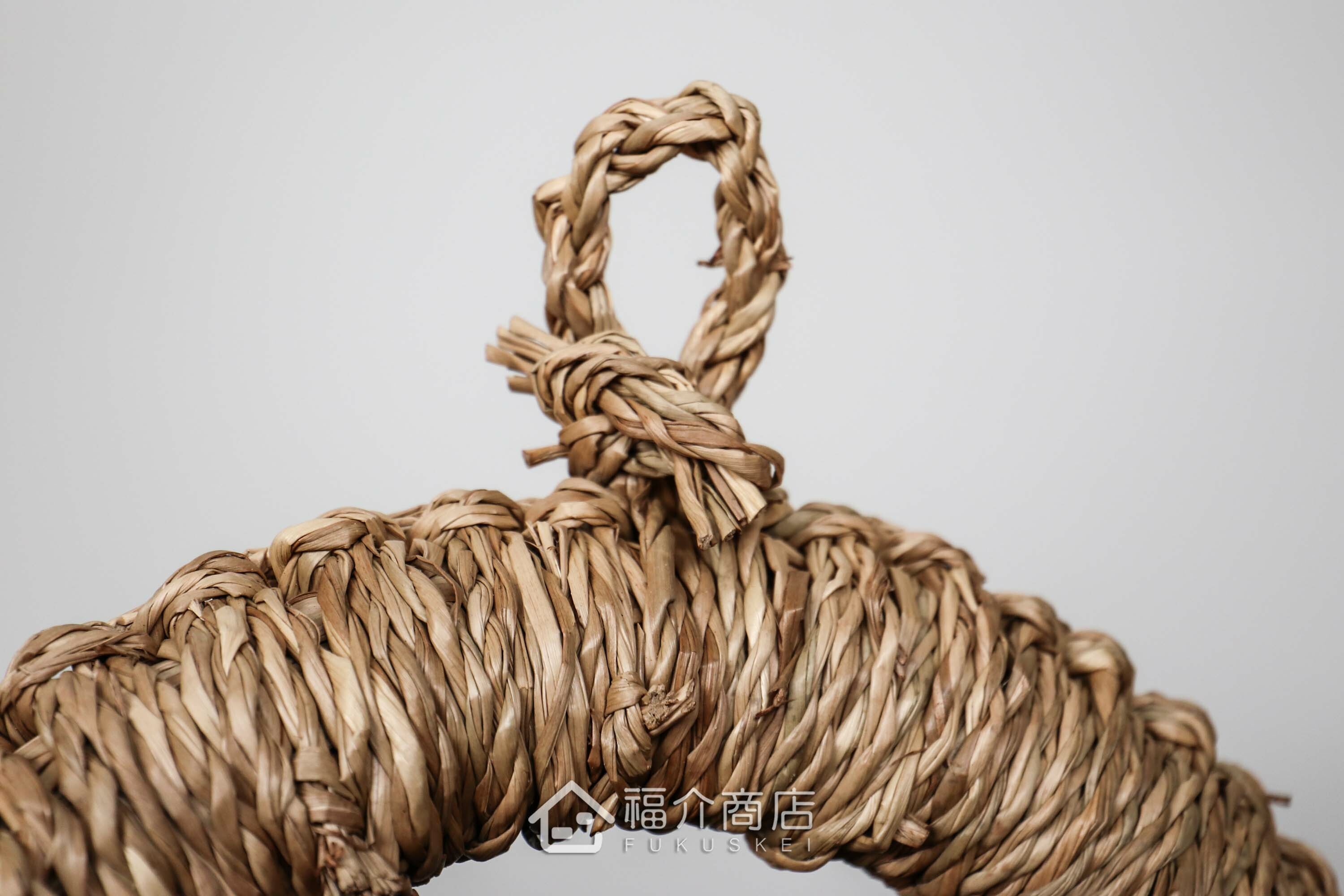 可以放置鍋子的藺草隔熱鍋墊