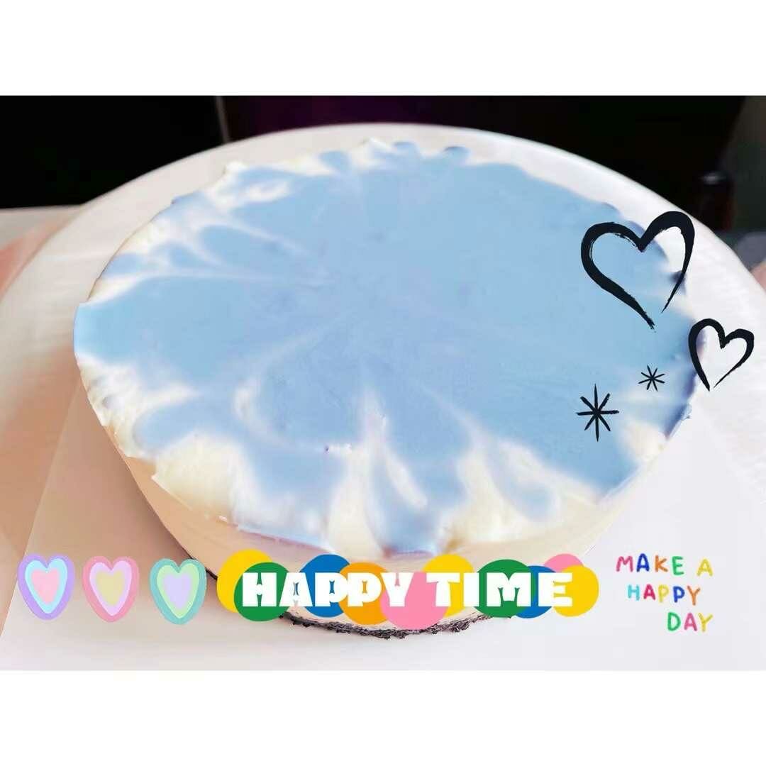 碟豆花芝士蛋糕