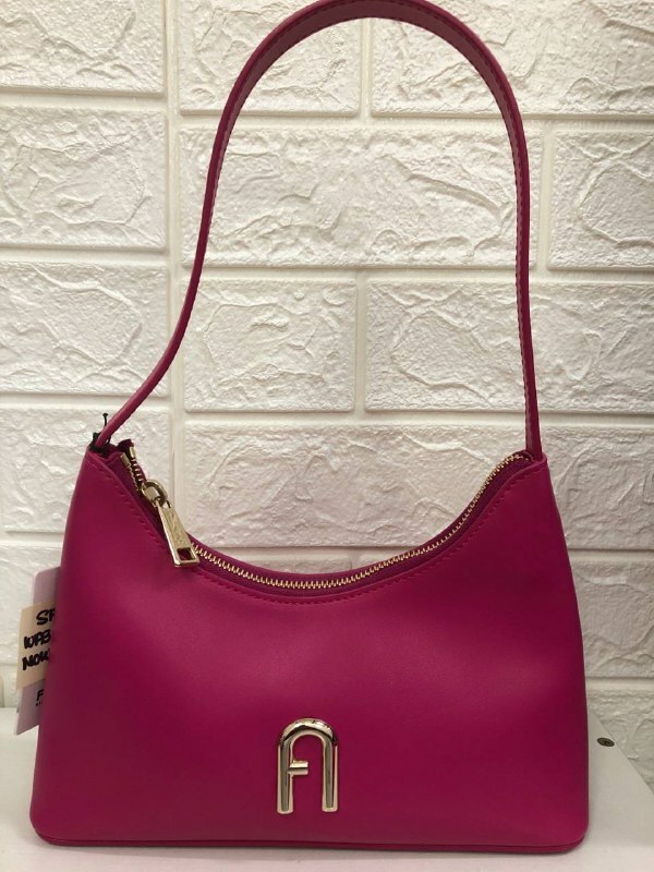 [S] FURLA WB00863-AX0733-2504S DIAMANTE MINI SHOULDER BAG,POP PINK, 8050597347264 (SF268)