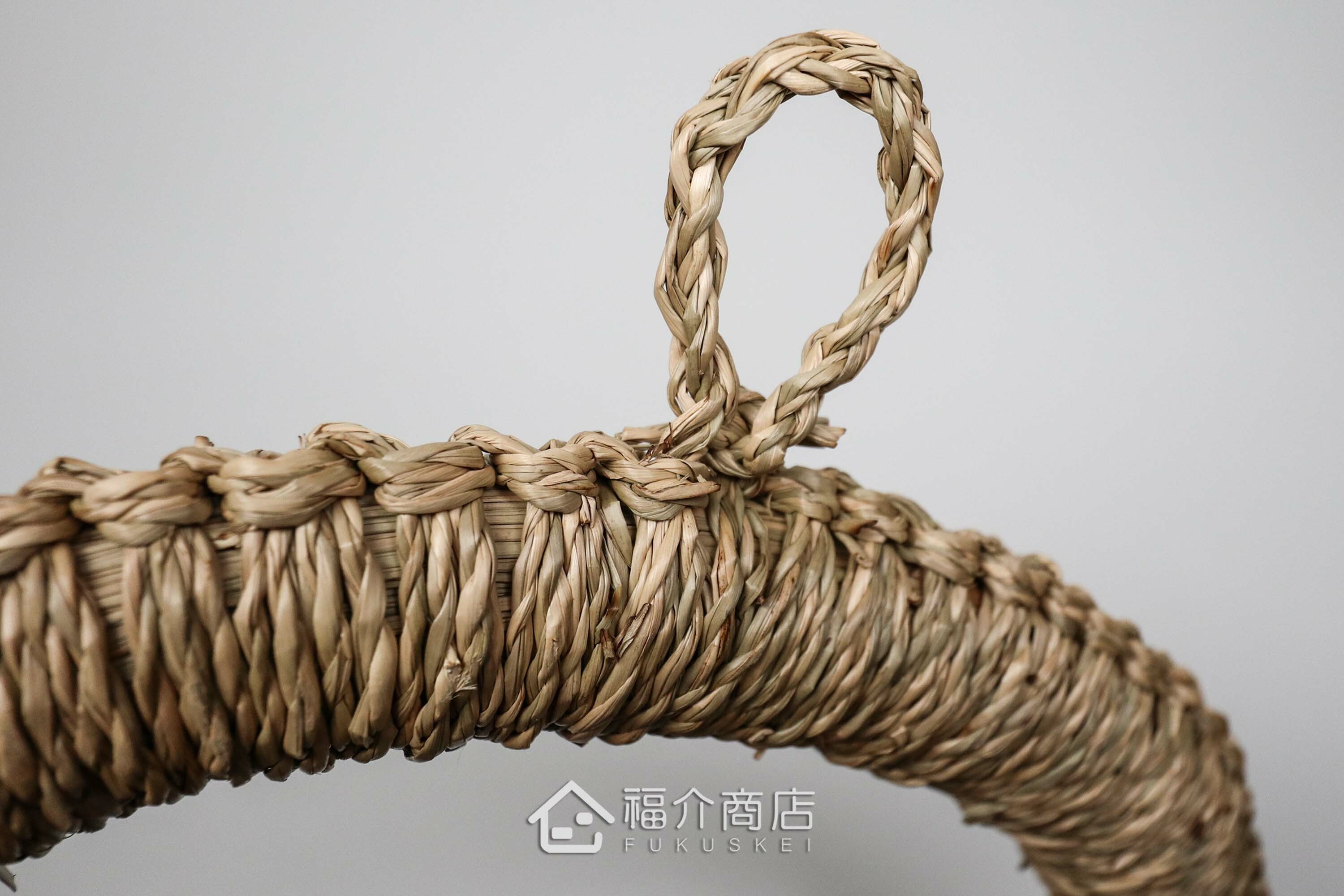 可以放置鍋子的藺草隔熱鍋墊