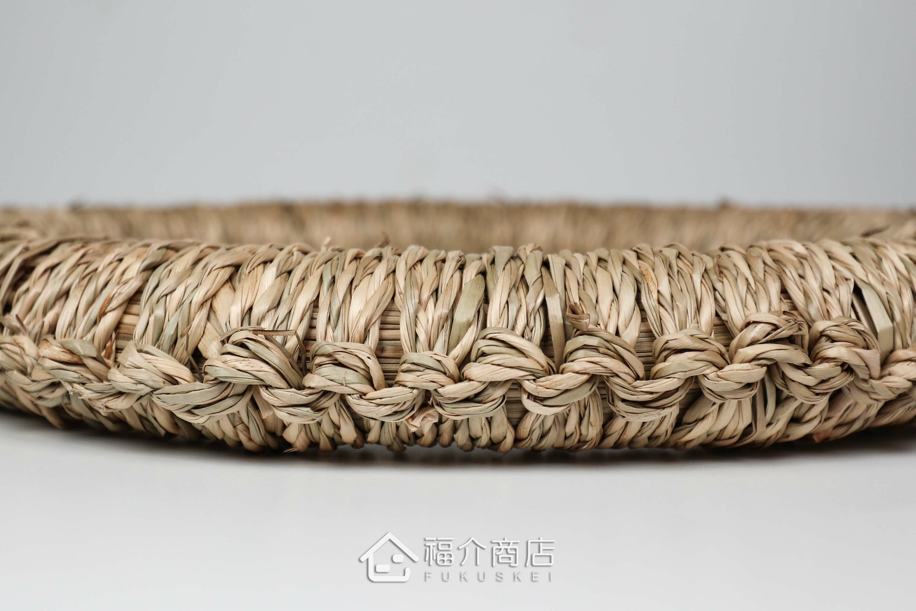 可以放置鍋子的藺草隔熱鍋墊