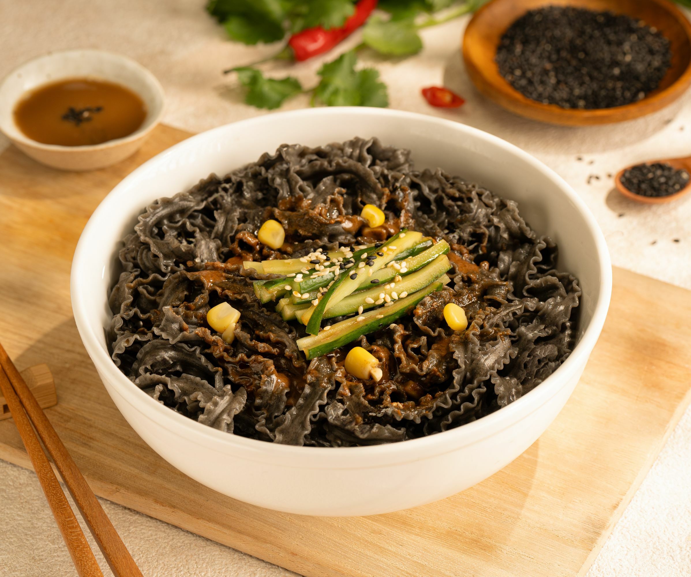 麻醬口味（4入/袋）- 原境乾拌麵（全素）