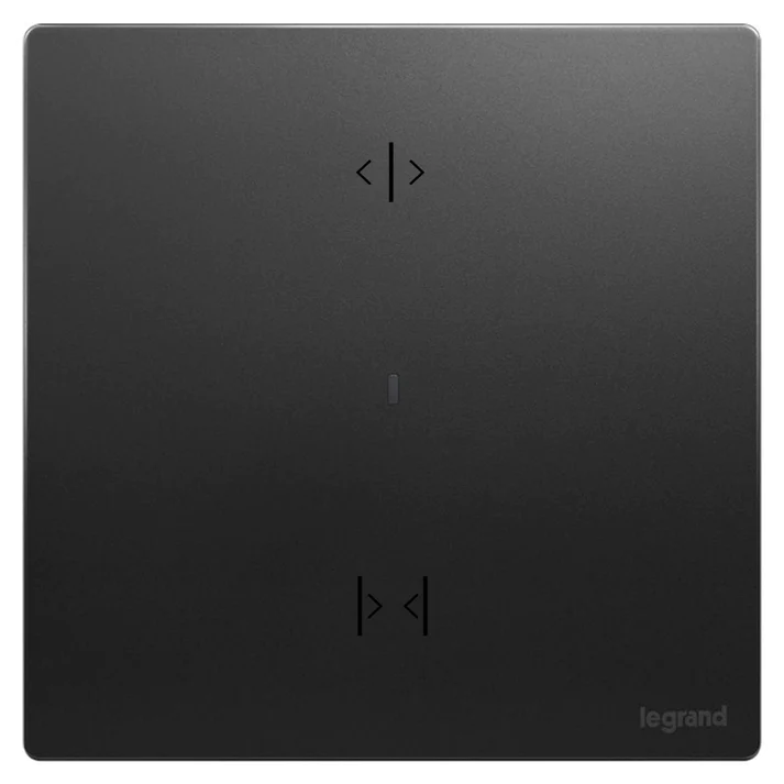 Legrand Mallia Senses with Netatmo 一位智能窗簾開關 (陶瓷白/深沙銀/子夜黑)