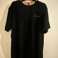 [S] BURBERRY JAYSON ICON STRIPE CREWNECK T-SHIRT,BLACK, 8069538100 (SB101)