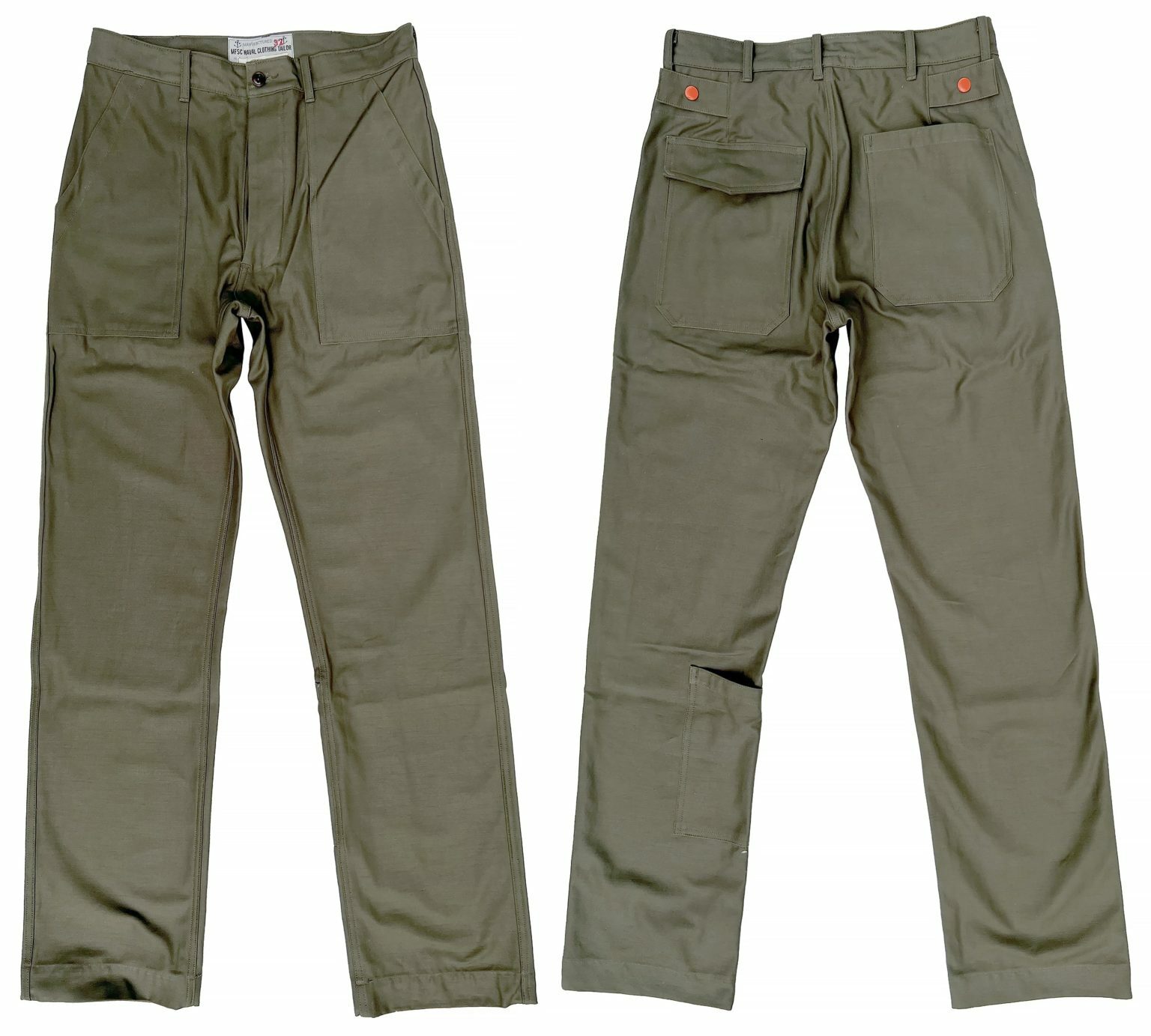 Mister Freedom MECHANIC UTILITY TROUSERS - OG-107 COTTON SATEEN