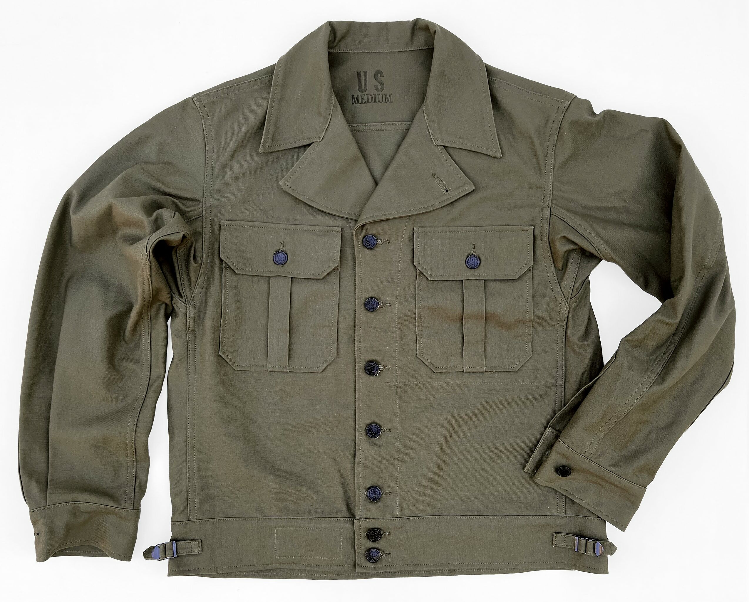 Mister Freedom MF41 UTILITY JACKET - OG-107 COTTON SATEEN