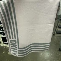 [S] DKNY LUXE LOGO SCARF,PINK LAVENDER, 755404501508 (SD725)