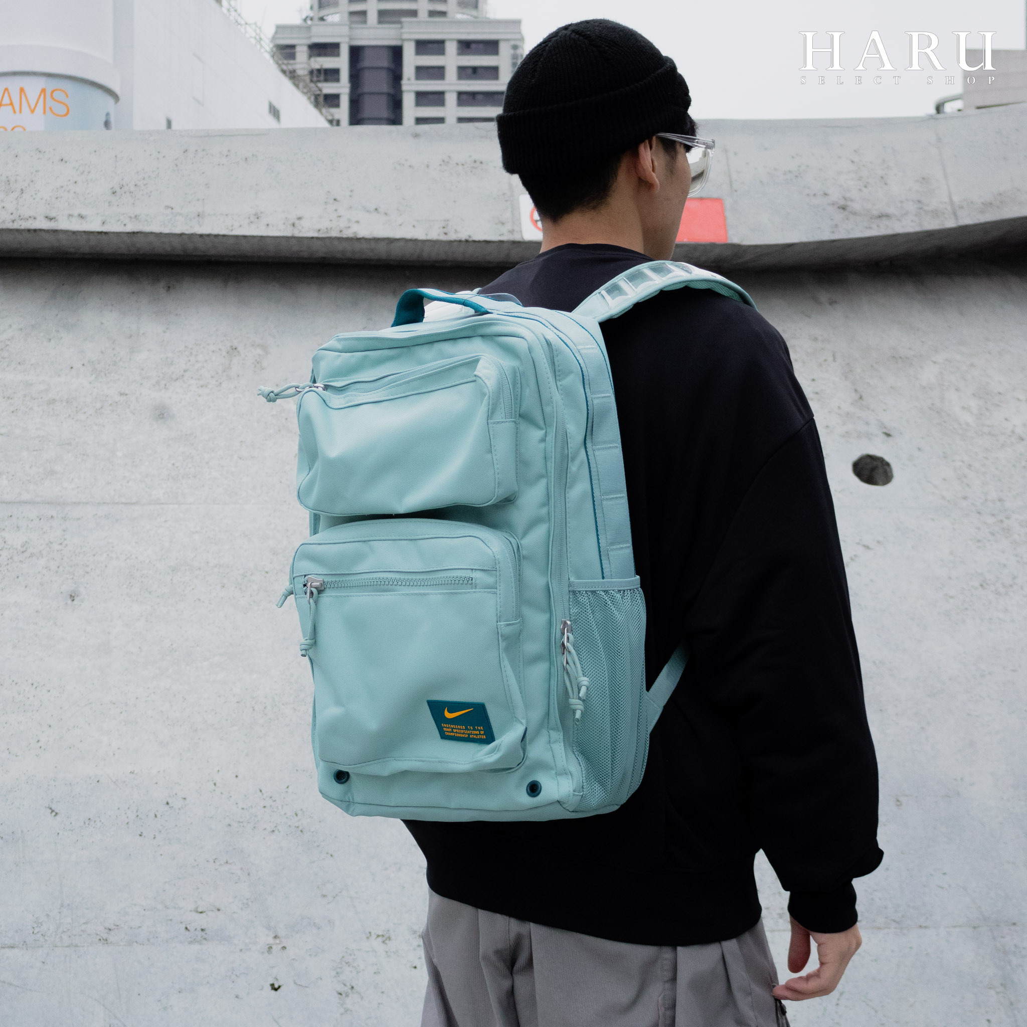 NIKE UTILITY SPEED 氣墊背帶 大容量 工裝 電腦包 雙肩 15吋 後背包 蒂芬妮綠 湖水綠 全黑 CK2668-309-010