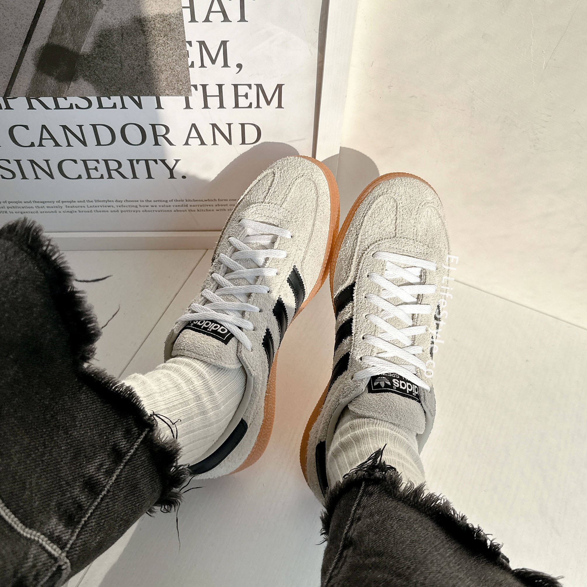 ADIDAS HANDBALL SPEZIAL W 米色 麂皮 焦糖底 女鞋 IF6562 / 現貨