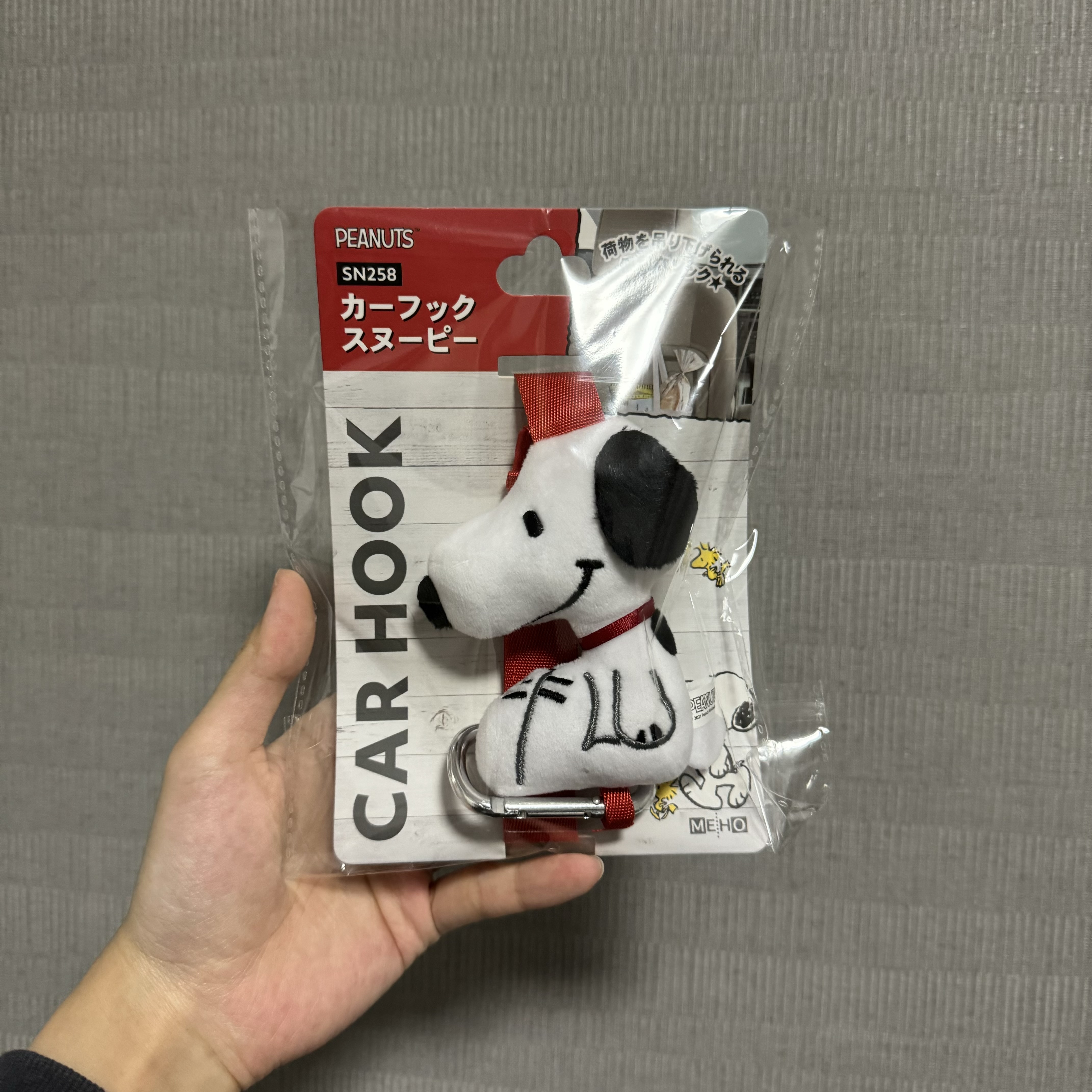 JP Snoopy 造型 公仔車掛鉤 2576 T010125