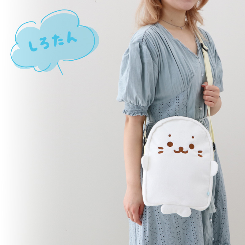 Sirotan 斜背包（小白／Ramune） 28cm