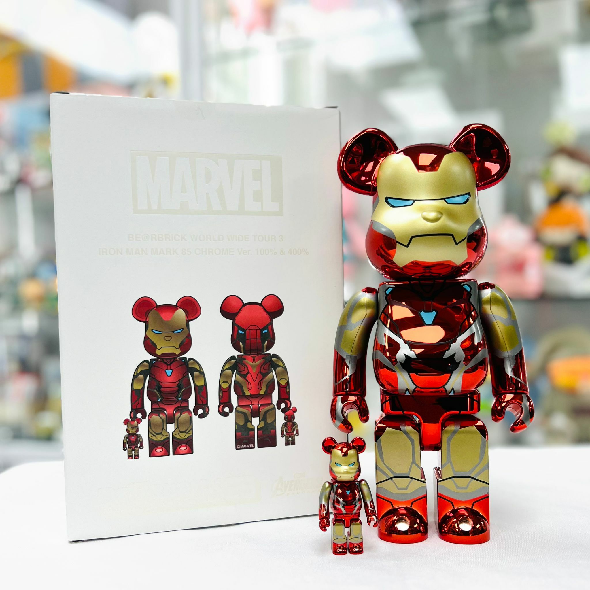 全国総量無料で その他 100&400 CHROME MARK85 MAN IRON BE@RBRICK ...