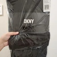 [S] DKNY D3KZ0069 2PIECE SET HAT AND SCARF,BLACK, 755404356993 (SD728)