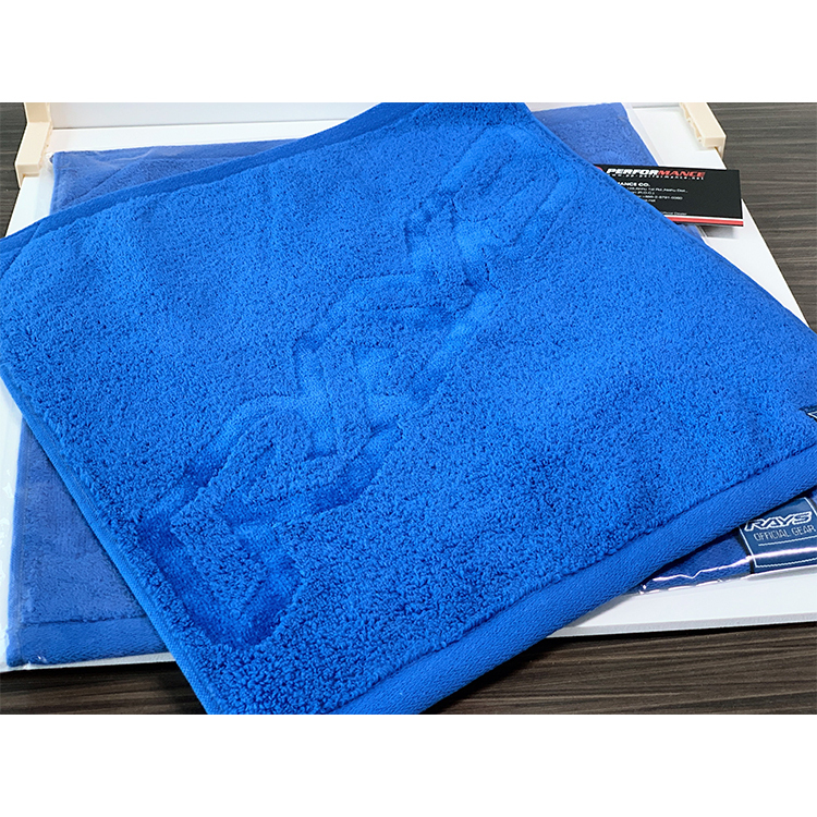 RAYS 藍色毛巾 35cm x 34cm