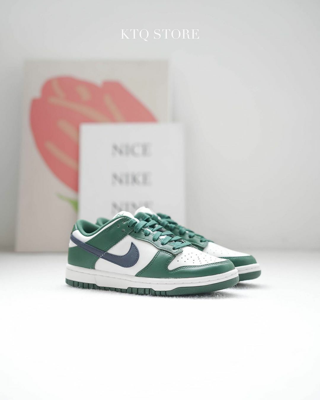 KTQ STORE ‧  Nike Dunk Low "Gorge Green" 深綠 藍勾 DD1503-300
