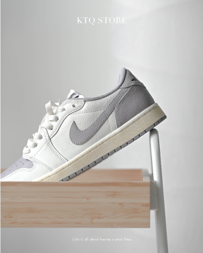 KTQ STORE ‧  Nike Air Jordan 1 Low OG "Atmosphere Grey" 灰白 CZ0790-101