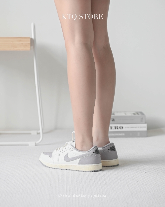 KTQ STORE ‧  Nike Air Jordan 1 Low OG "Atmosphere Grey" 灰白 CZ0790-101