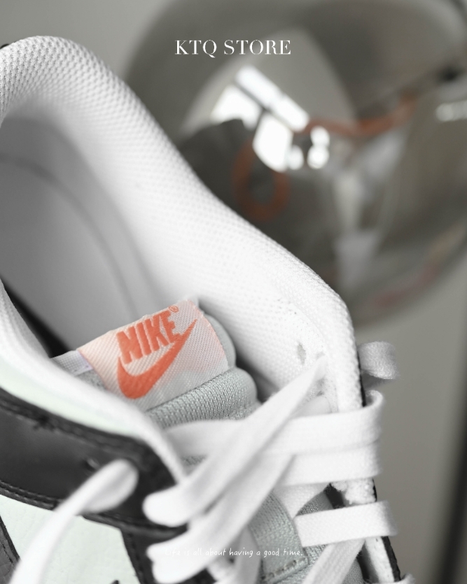 KTQ STORE ‧NIKE DUNK LOW MINI SWOOSH 刺繡小勾黑橘 黑灰低筒 FN7808-001